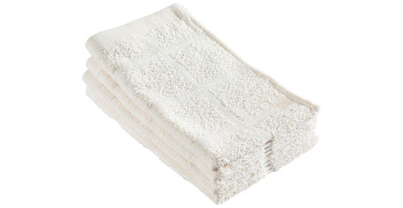 GÄSTETUCHSET 30/50 cm CHECK Weiß 2-teilig  - Weiß, Textil (30/50cm) - Esposa