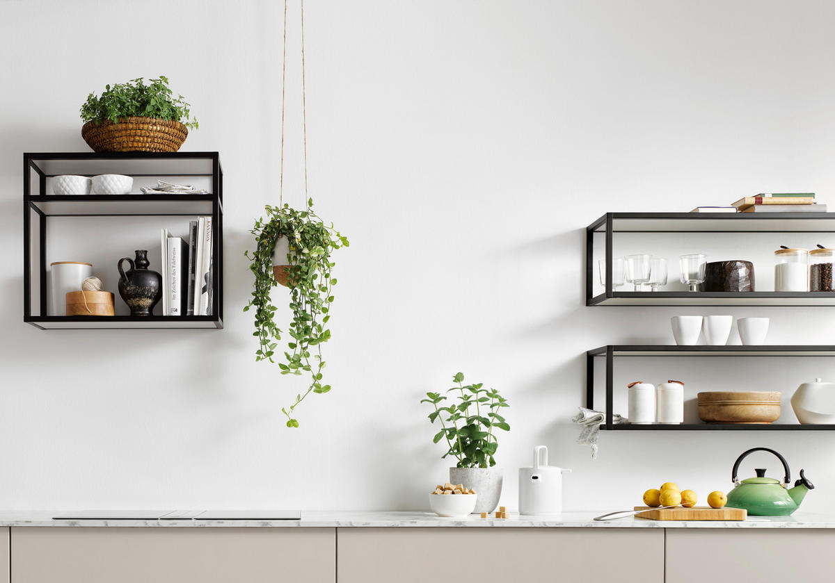 EINBAUKÜCHE SILVIA  - Sandfarben, Design, Holzwerkstoff - Novel
