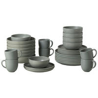 KOMBISERVICE Salbeigrün PACIFICA 30-teilig 6 Personen  - Salbeigrün, Basics, Keramik - Costa Nova