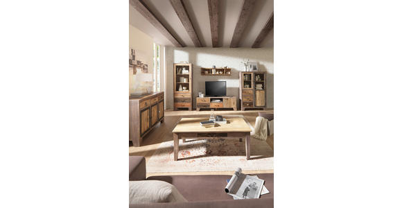 SIDEBOARD in 148/90/40 cm - Messingfarben/Multicolor, Trend, Keramik/Holz (148/90/40cm) - Landscape