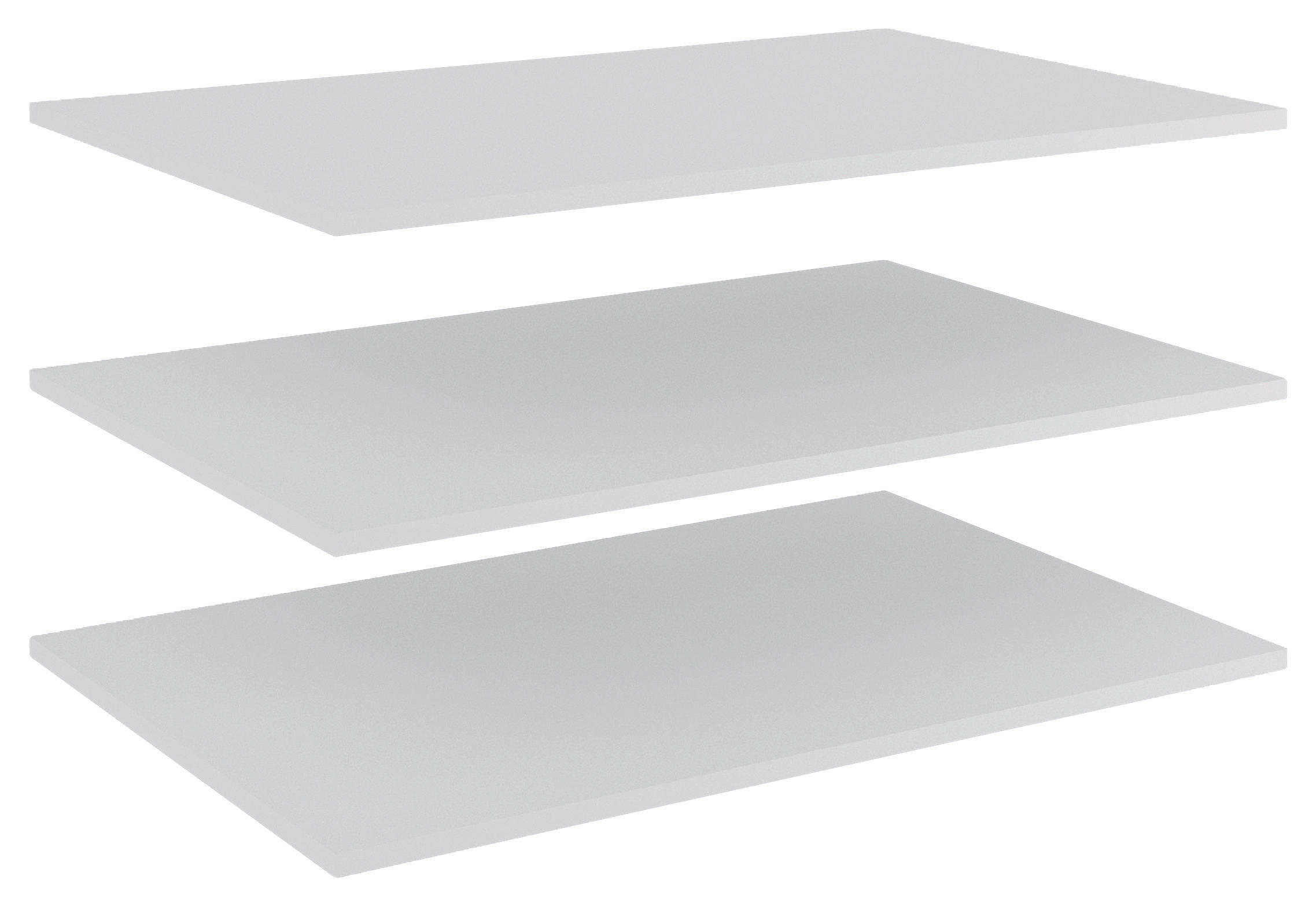 EINLEGEBODENSET 83/56/1.6 cm   - Weiß, Holzwerkstoff (83/56/1.6cm) - Hom`in