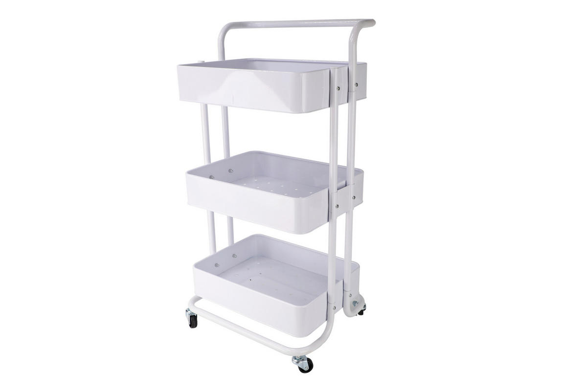 SERVERINGSVAGN i vit  - vit, Basics, metall (43/32/86cm) - Echtwerk