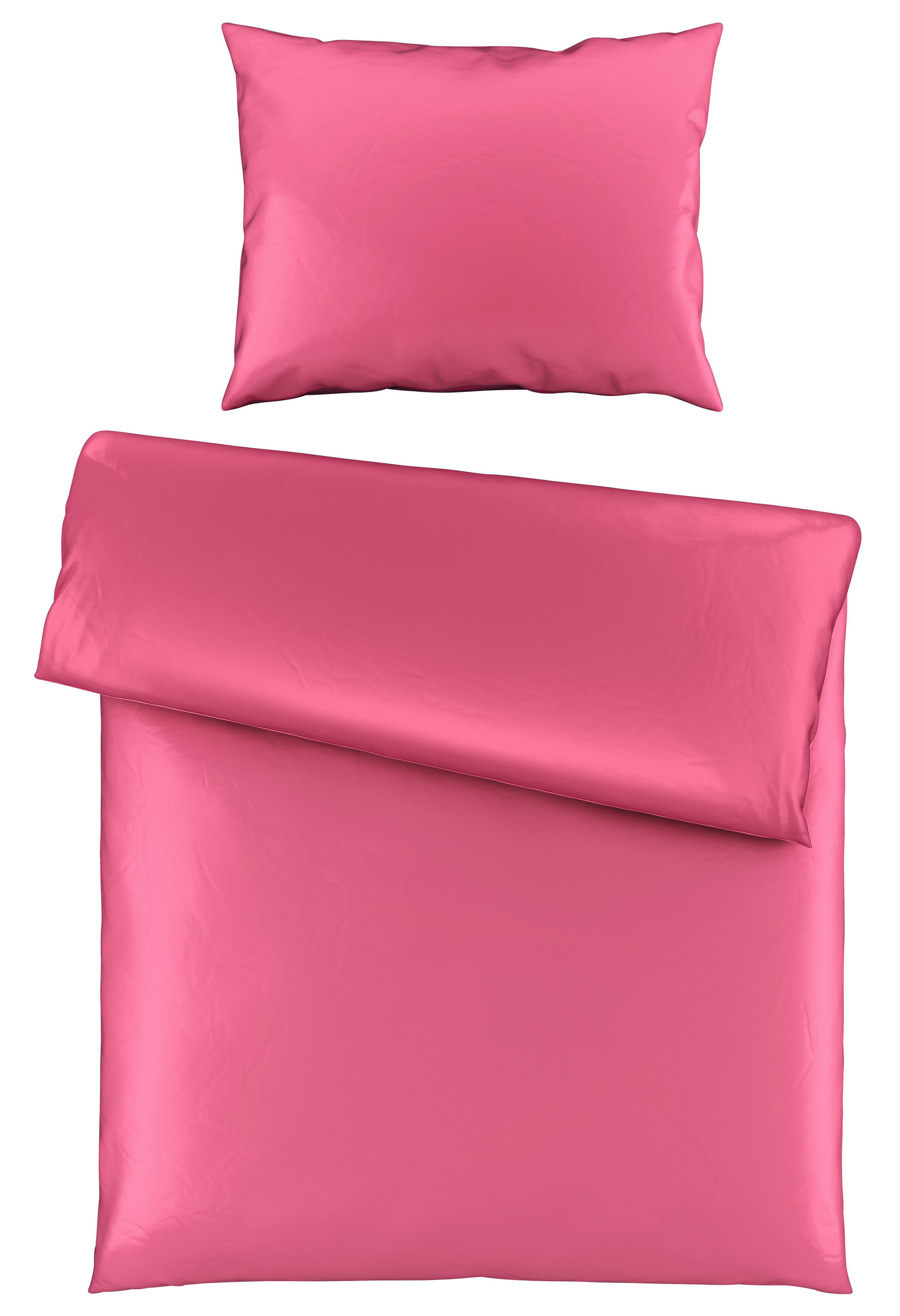 BETTWÄSCHE 140/200 cm  - Rosa, Basics, Textil (140/200cm) - Novel