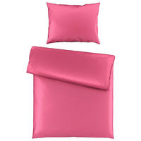 BETTWÄSCHE TANJA Satin 140/200 cm  - Rosa, Basics, Textil (140/200cm) - Novel