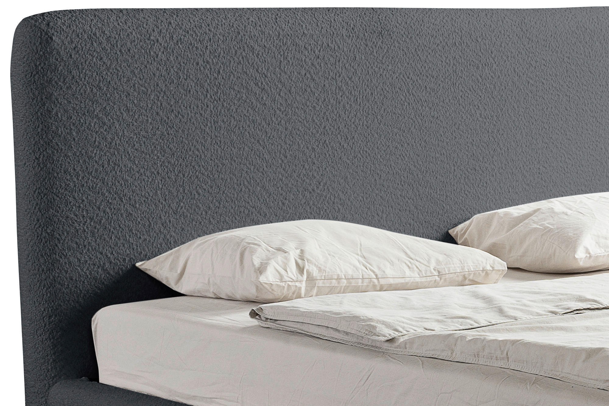 ČALOUNĚNÁ POSTEL, 140/200 cm, barvy grafitu - černá/barvy grafitu, Moderní, kov/dřevo (140/200cm) - MID.YOU
