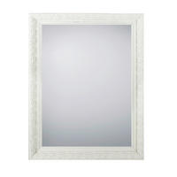 WANDSPIEGEL 55/70/3,5 cm    in rechteckig  - Weiß, Trend, Glas/Holz (55/70/3,5cm) - Boxxx