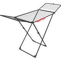 SUŠÁK NA PRÁDLO - černá, Basics, kov (180/93/55cm) - Vileda