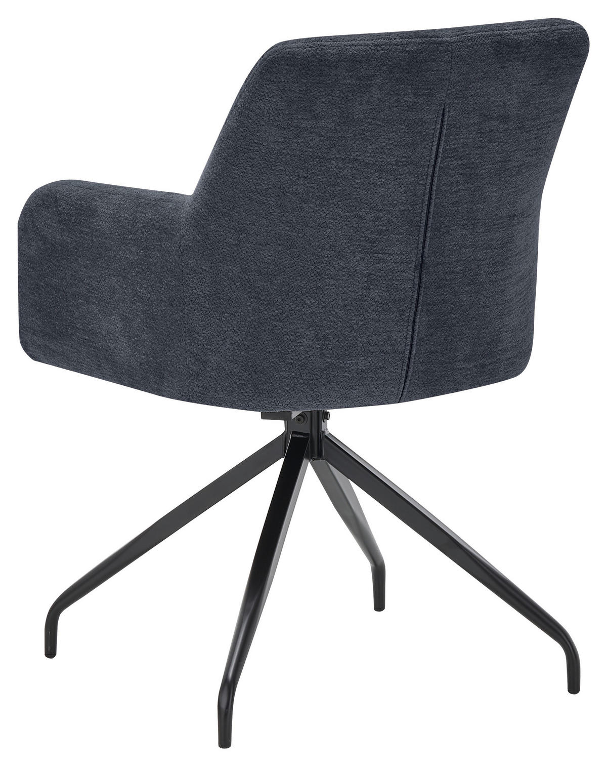 ARMLEHNSTUHL  in Eisen  - Anthrazit/Schwarz, Design, Kunststoff/Metall (60,5/85/64cm) - SetOne by Musterring