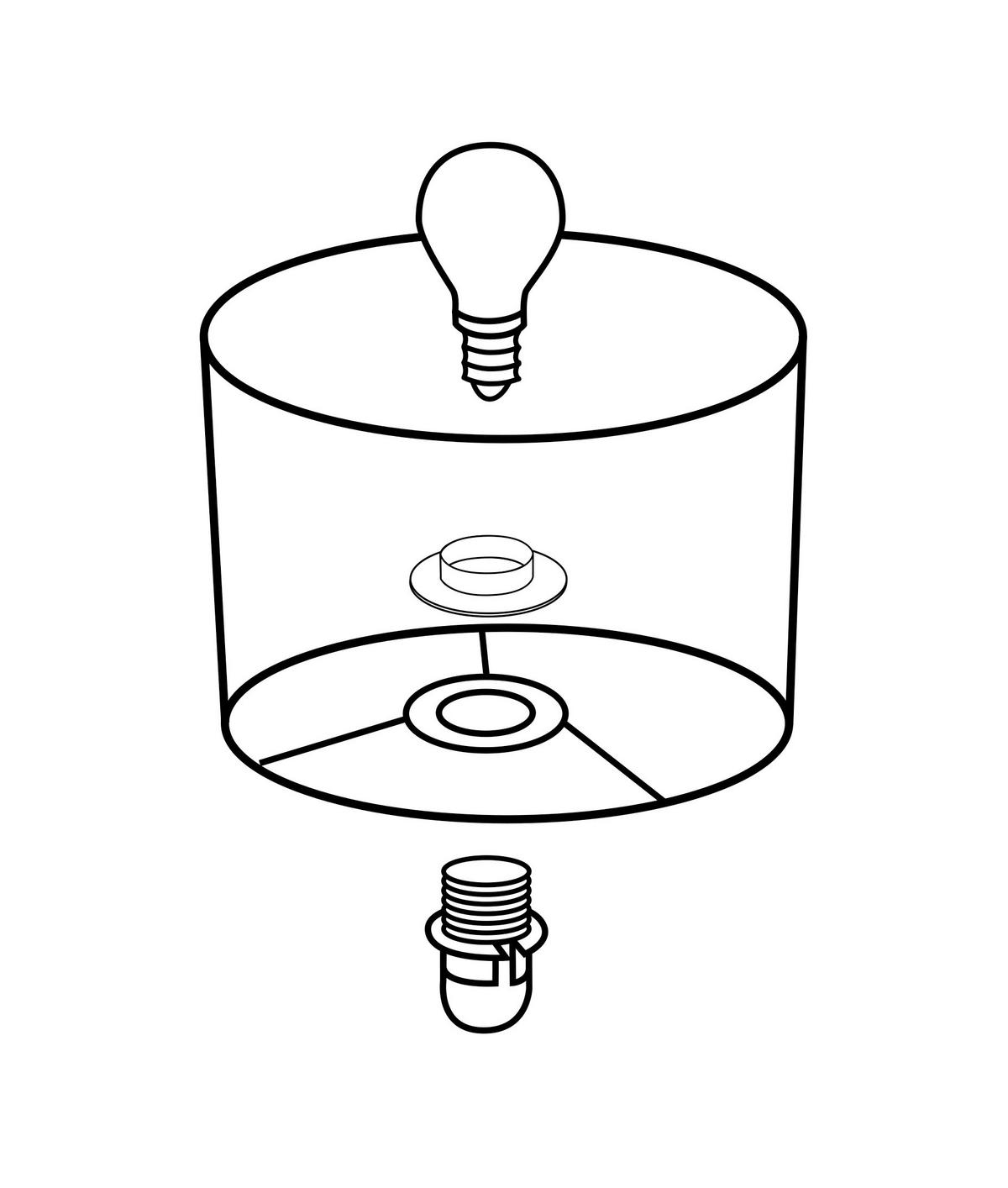 LEUCHTENSCHIRM Chintz 50/25 cm   - Creme, Basics, Textil/Metall (50/25cm)