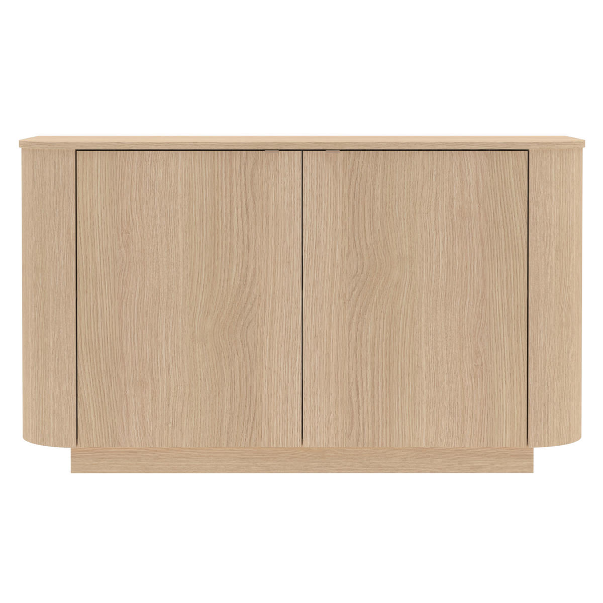 SIDEBOARD  131/76/43 cm  - Eichefarben, Design, Holzwerkstoff/Metall (131/76/43cm) - MID.YOU