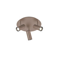 DECKENLEUCHTE 35/20 cm   - Taupe, KONVENTIONELL, Metall (35/20cm) - Hell