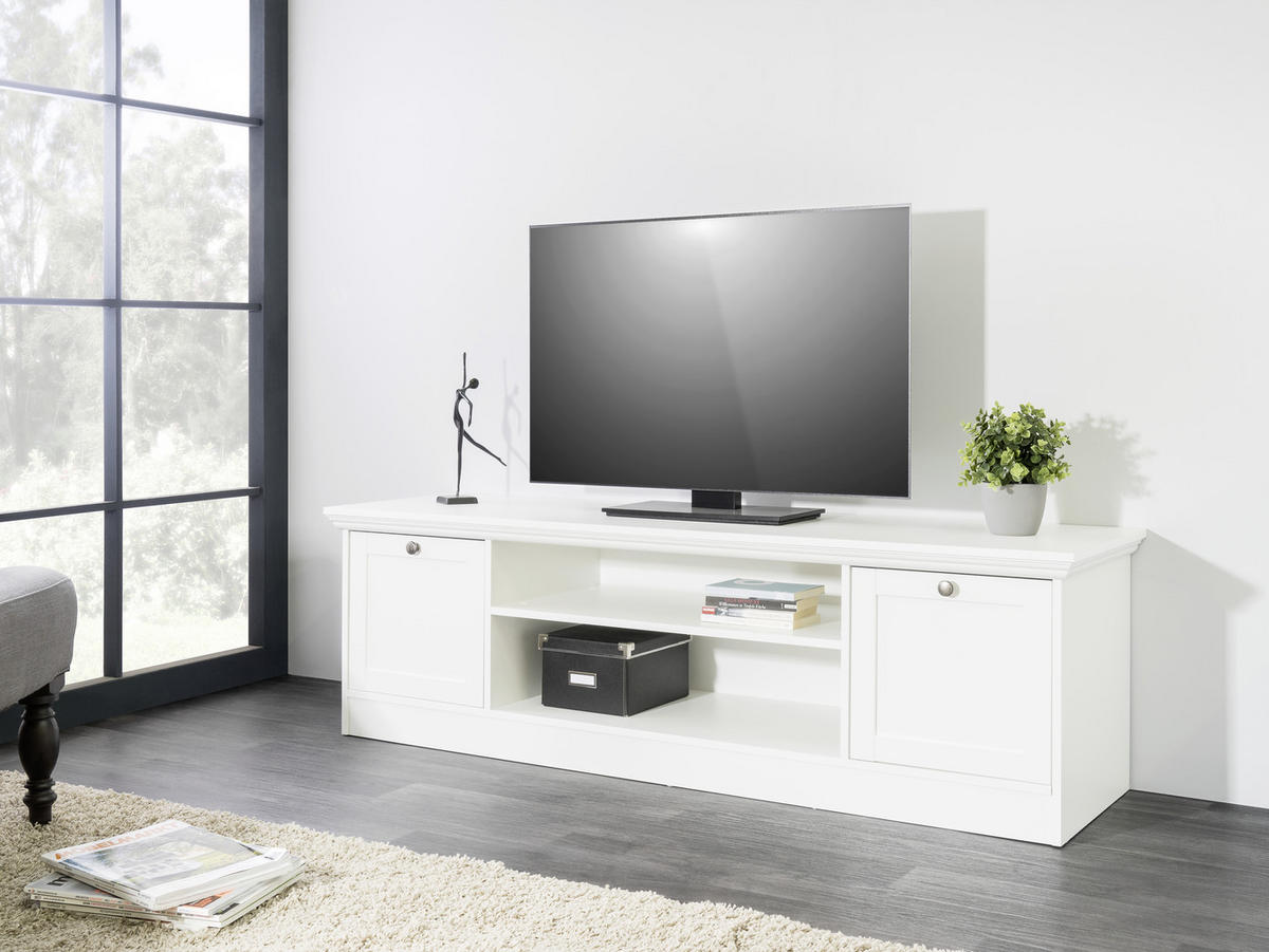 TV ELEMENT bijela   - bijela, Lifestyle, drvni materijal (160/48/45cm) - Landscape