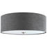 DECKENLEUCHTE - Grau, LIFESTYLE, Glas/Textil (47,5/19,5cm) - Novel DECKENLEUCHTE - Grau, LIFESTYLE, Glas/Textil (47,5/19,5cm) - Novel