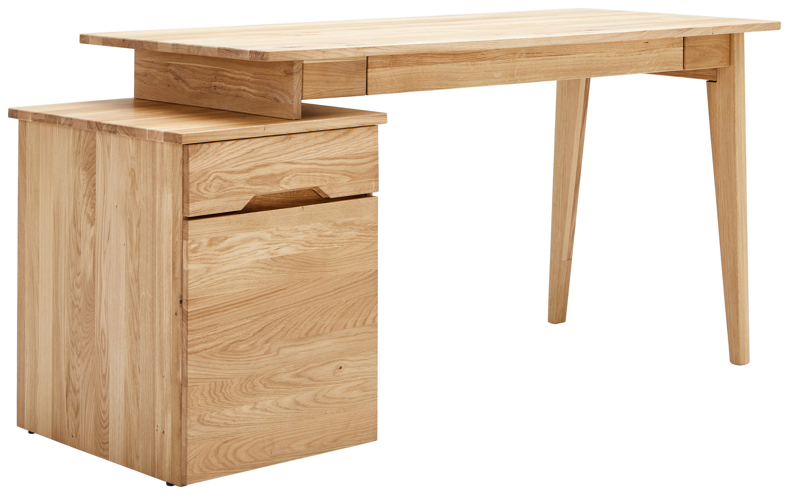 SCHREIBTISCH 156,7/65/74,2 cm  in Eichefarben  - Eichefarben, MODERN, Holz (156,7/65/74,2cm) - Linea Natura