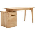 SCHREIBTISCH 156,7/65/74,2 cm  in Eichefarben  - Eichefarben, MODERN, Holz (156,7/65/74,2cm) - Linea Natura