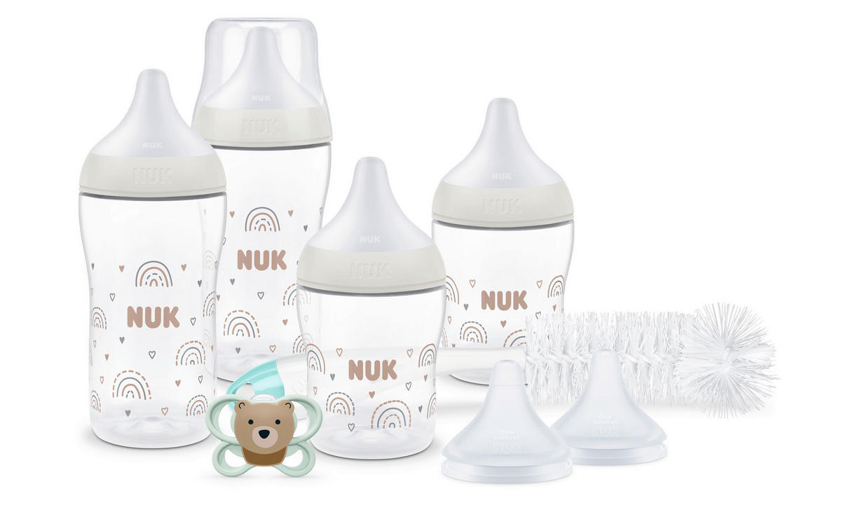 FLÄSCHCHENSET Perfect Match 8-teilig  - Multicolor, Basics, Kunststoff (7,4/33,6/25,5cm) - NUK