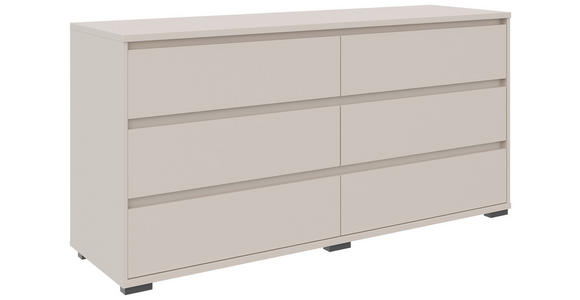 SIDEBOARD in 160/79/48 cm - Kaschmir/Anthrazit, Design, Holzwerkstoff/Kunststoff (160/79/48cm) - Carryhome