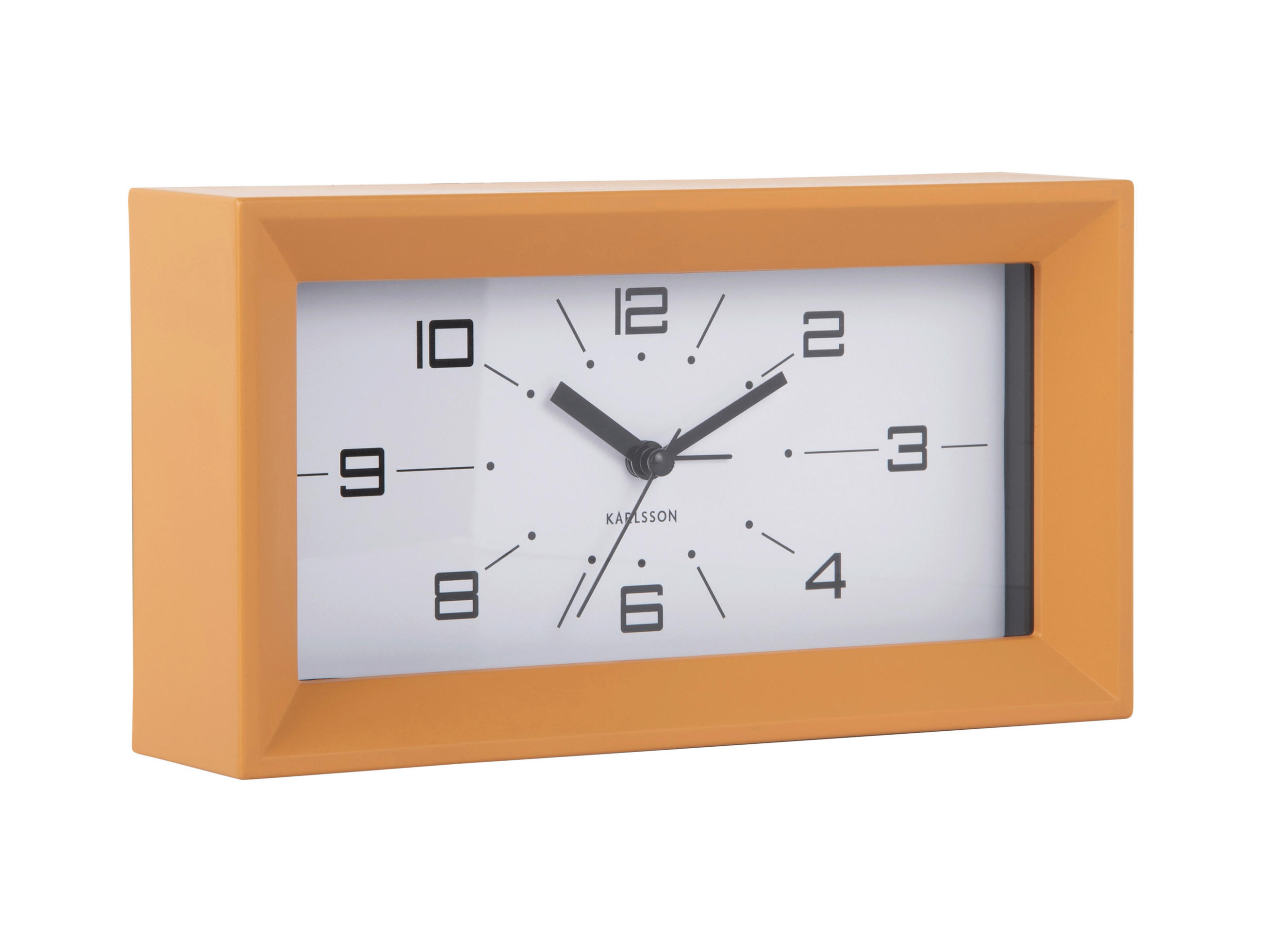 WANDUHR  Dunkelgelb  - Dunkelgelb, Basics, Kunststoff (20/11/6cm) - Karlsson