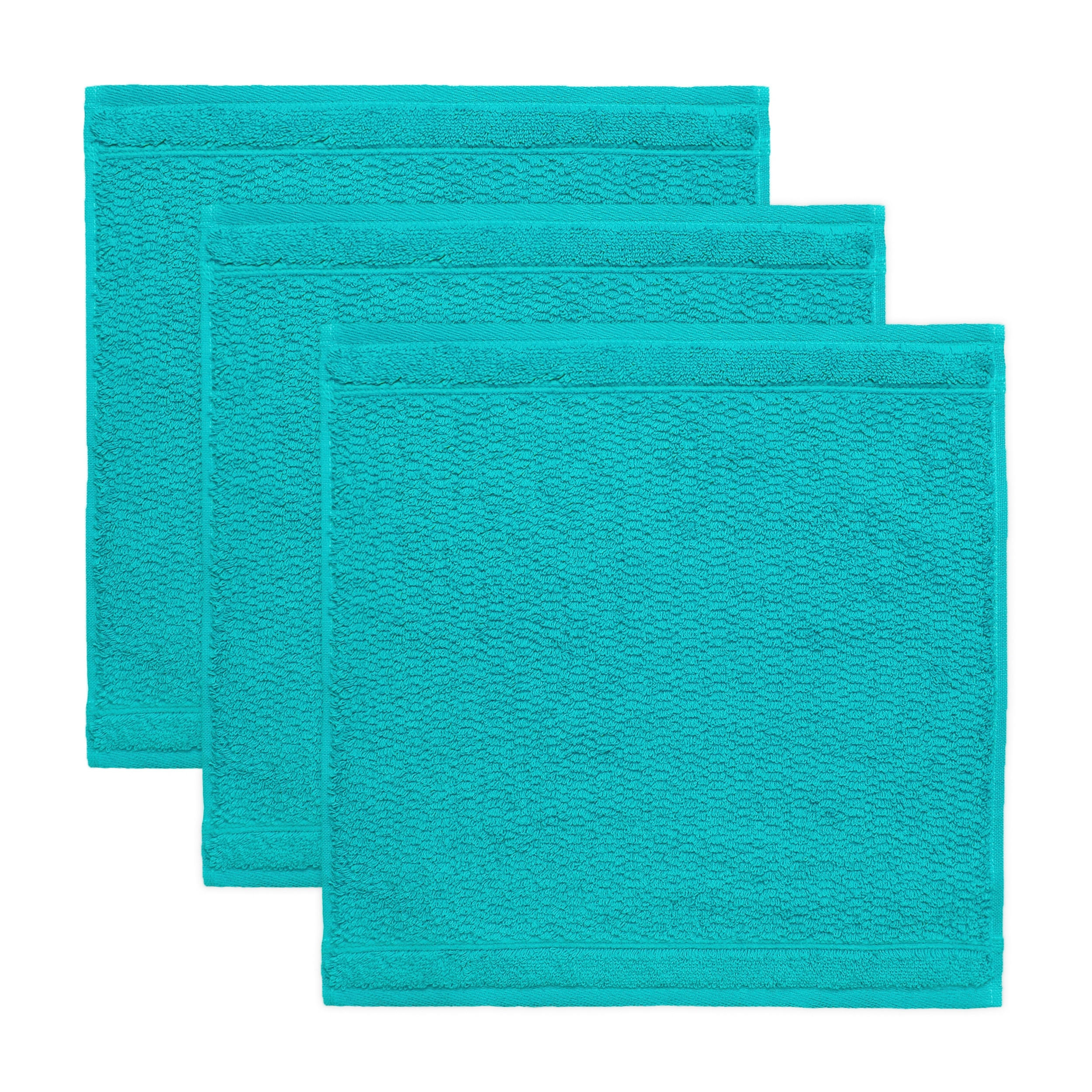 FROTTIERSET FROTTANA PEARL Türkis 3-teilig  - Türkis, Basics, Textil (30/30cm) - Moeve