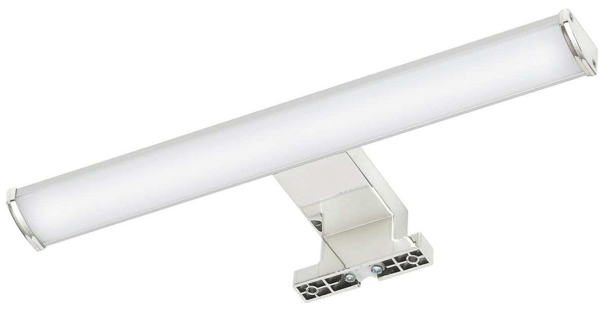 RÁÉPÍTHETŐ LÁMPA LED izzó  - alumíniumszínű, Konventionell, fém (30/4/9,5cm) - Xora