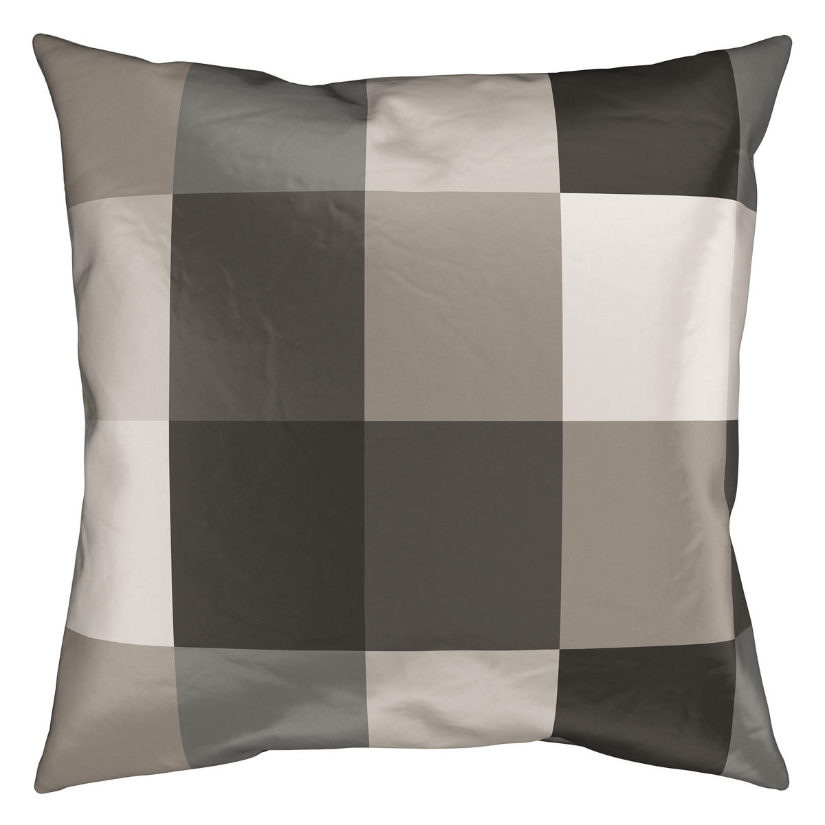 BETTWÄSCHE Beaufiat check Satin 135/200 cm  - Grau, Textil (135/200cm) - Novel