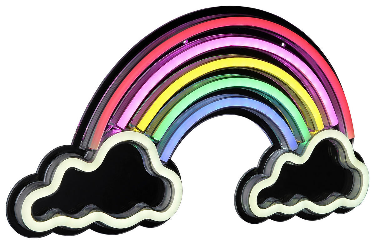 KINDERWANDLEUCHTE - Klar/Weiß, Basics, Kunststoff (40/20/1,6cm) - Globo