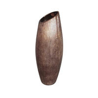 VÁZA  - bronz/arany, Basics, kerámia (41/16/16cm)