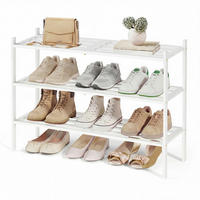SCHUHREGAL Bambus Weiß  - Weiß, Basics, Holz (70/51,5/25cm)