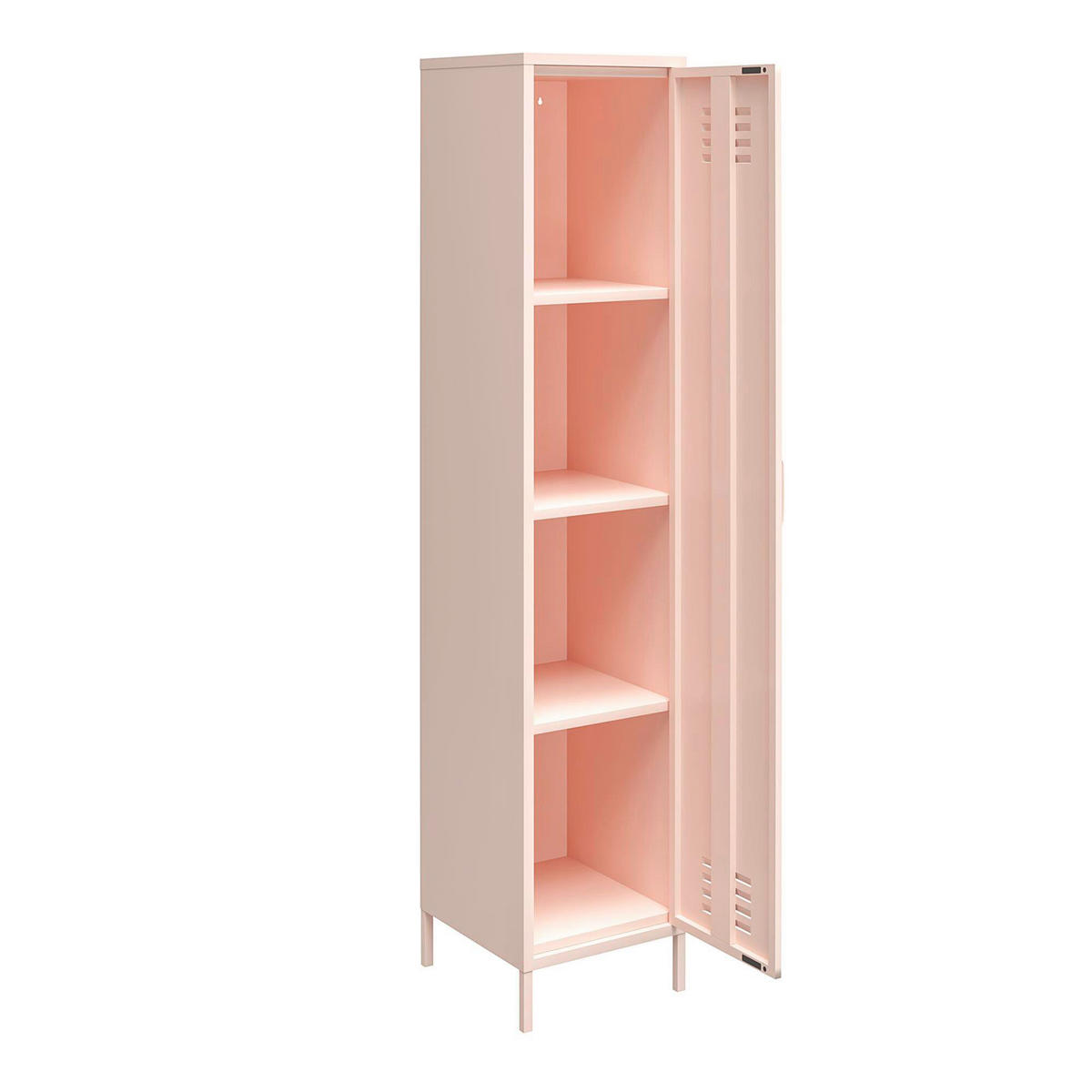 GARDEROBENSCHRANK Mission District  in 38/185/40 cm  - Rosa, Design, Metall (38/185/40cm) - MID.YOU