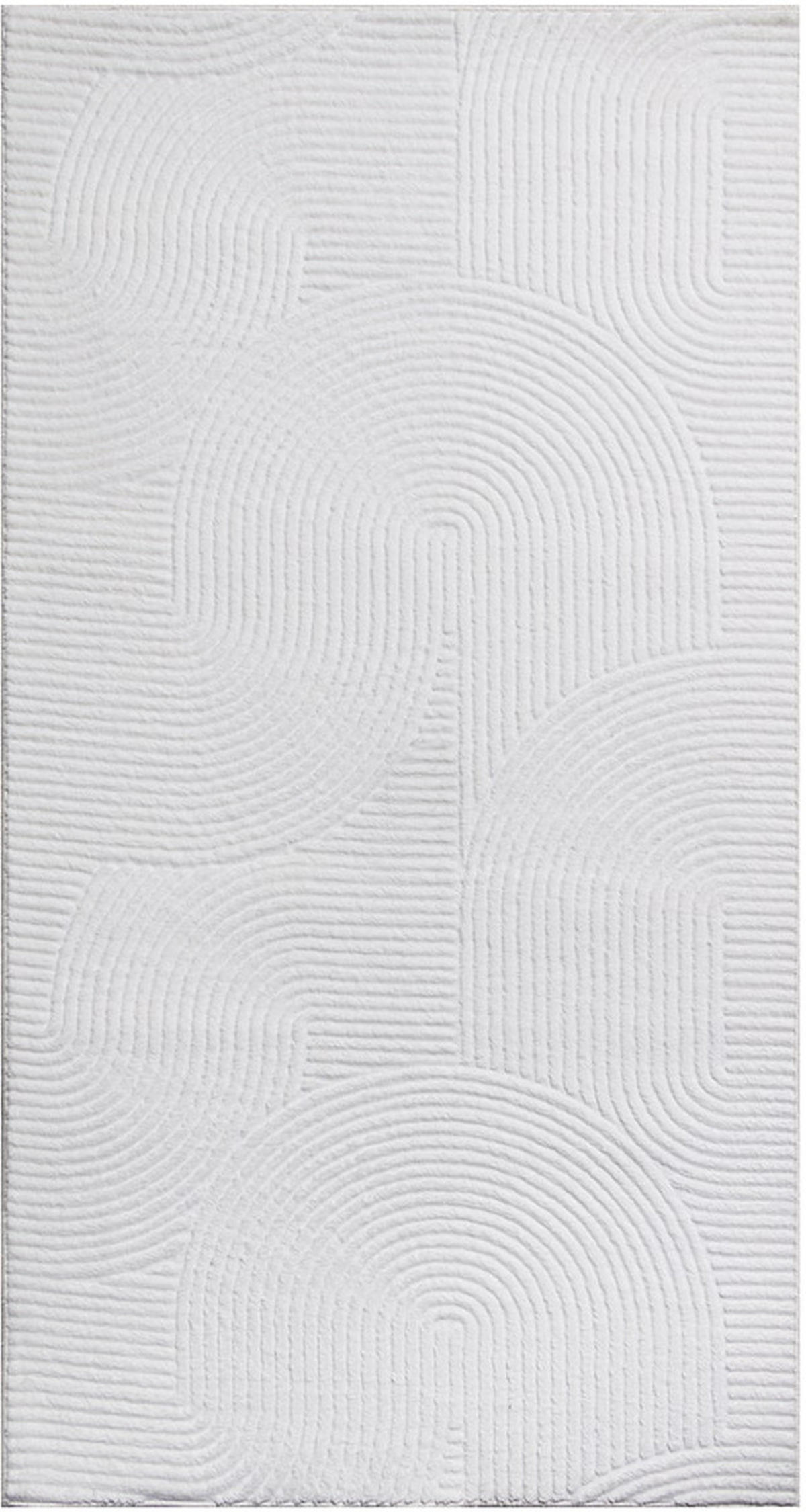 LÄUFER 80/300 cm Stilo Weiß  - Weiß, KONVENTIONELL, Textil (80/300cm) - Novel