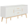 SIDEBOARD  in 160/72/40 cm  - Weiß/Naturfarben, Design, Holz/Holzwerkstoff (160/72/40cm) - MID.YOU