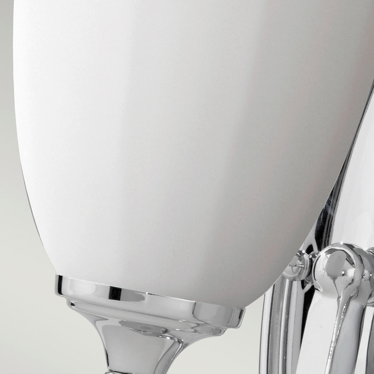 BADEZIMMER-WANDLEUCHTE - Chromfarben, Konventionell, Glas/Metall (11,7/17,8/22,2cm) - Elstead Lighting