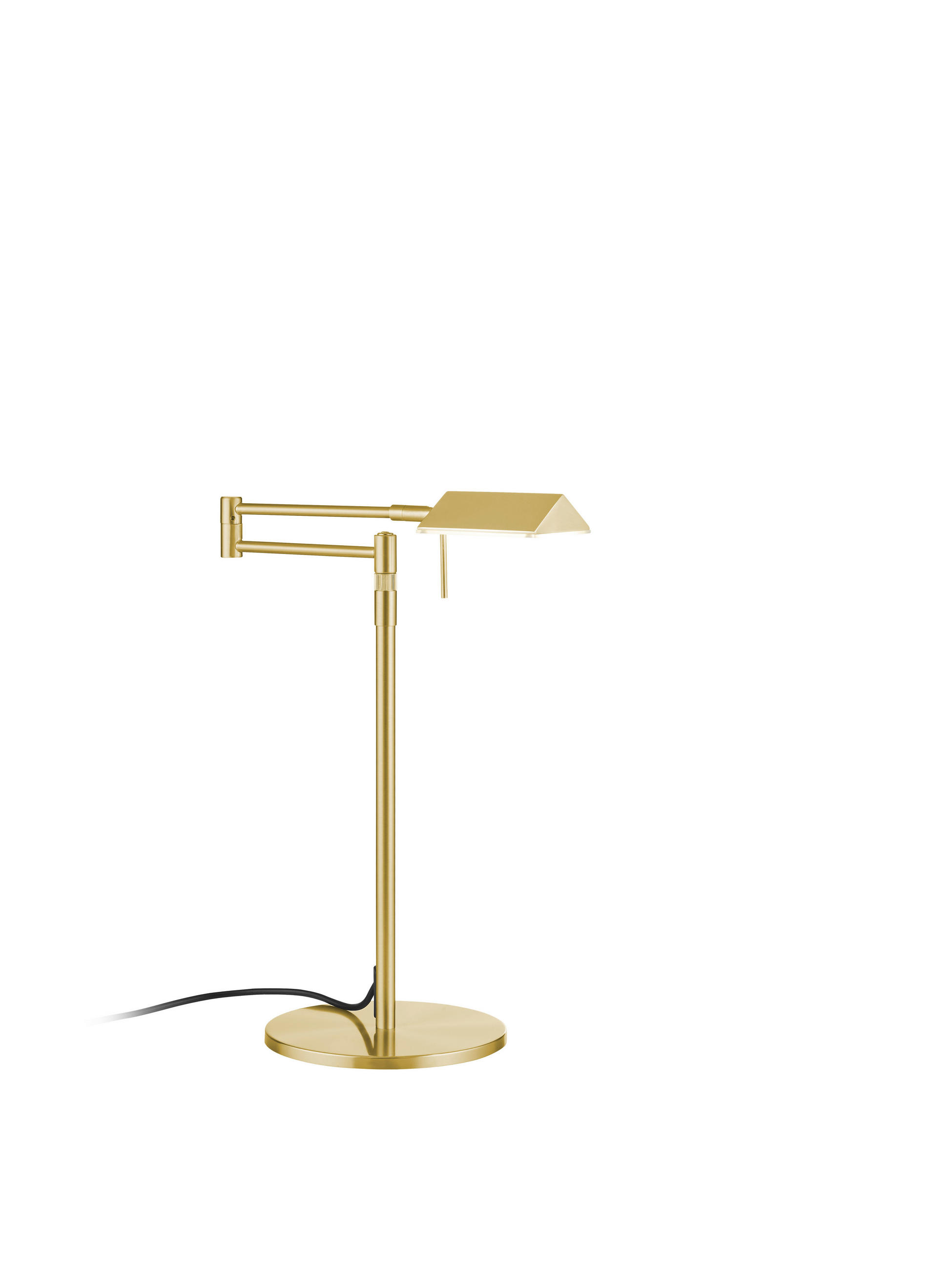 LED-TISCHLEUCHTE Johann 46/64 cm   - Messingfarben, Basics, Metall (46/64cm) - elements by BANKAMP