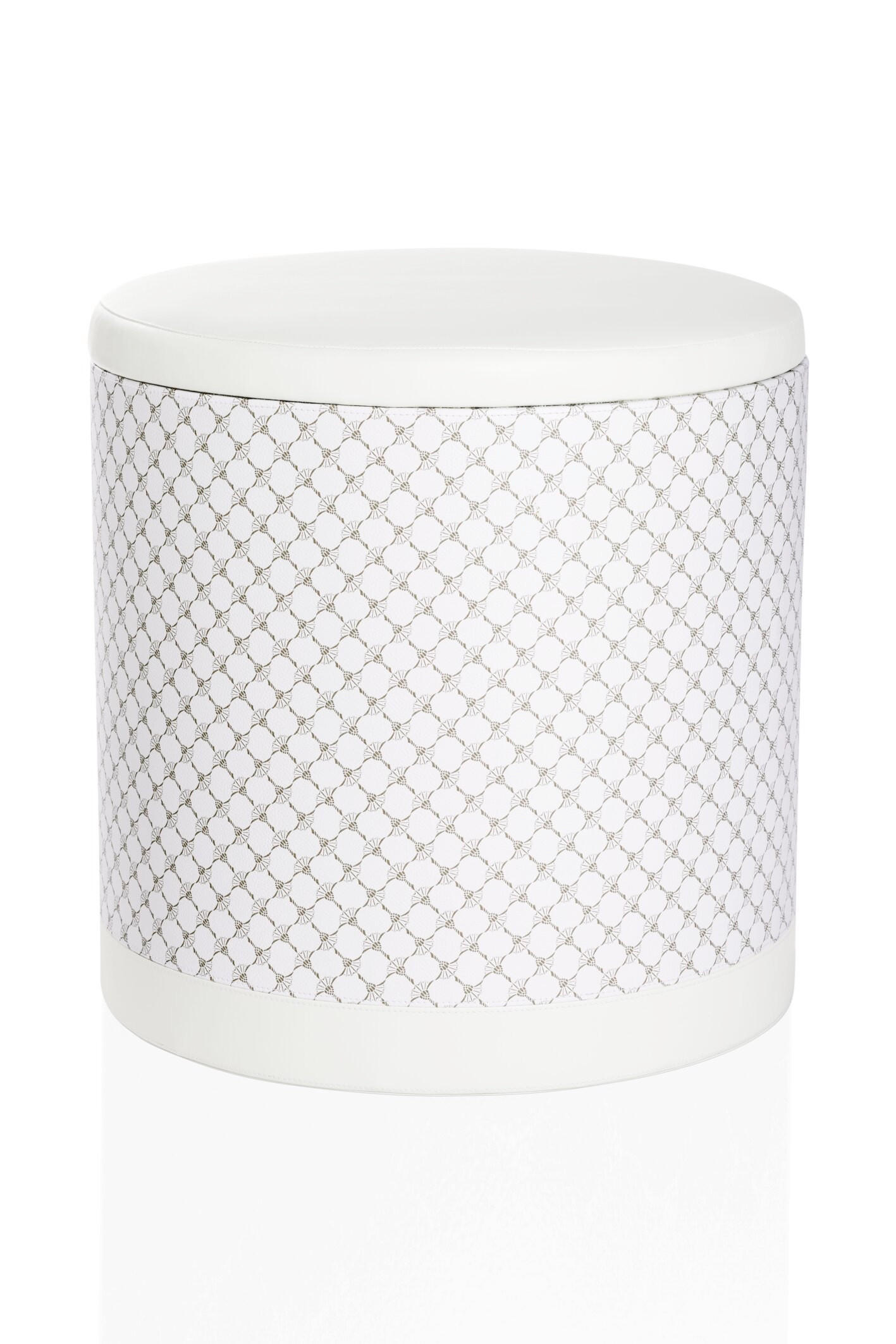 POUF in Weiß  - Weiß, MODERN (41/42,5/41cm) - Joop!