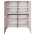 HIGHBOARD  99,4/119,4/39,8 cm  - Kaschmir/Schwarz, Design, Holzwerkstoff/Kunststoff (99,4/119,4/39,8cm) - Xora