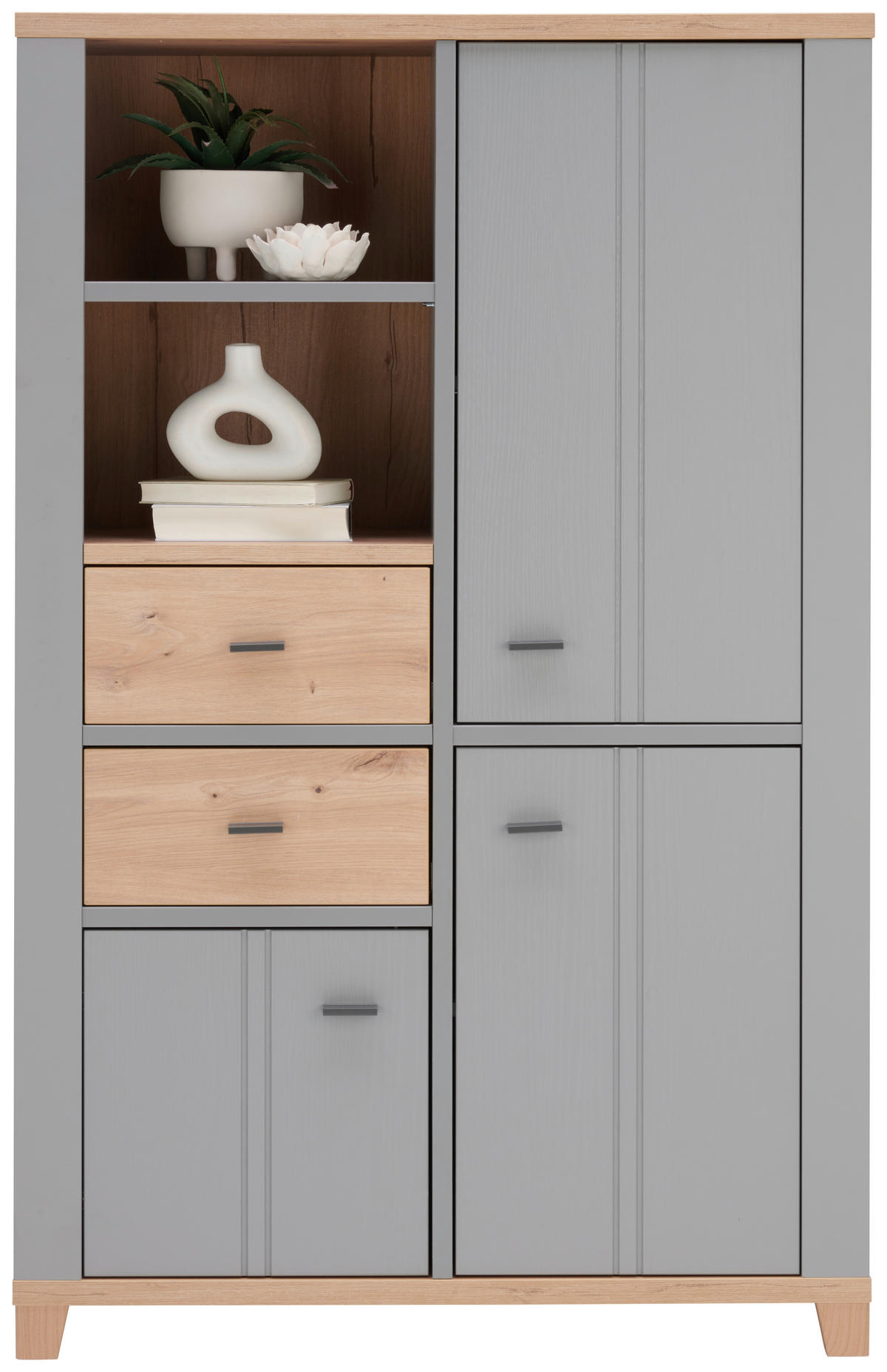 HIGHBOARD  in 95/148/40 cm  - Graphitfarben/Eiche Artisan, Basics, Holzwerkstoff/Kunststoff (95/148/40cm) - Hom`in