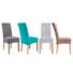 STUHLHUSSE Anthrazit - Anthrazit, Design, Textil (40/45/65cm) - Esposa