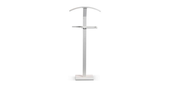 HERRENDIENER in Weiß 45/112/21 cm - Weiß, Design, Metall (45/112/21cm) - Xora