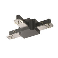 SCHIENENSYSTEM-VERBINDER - Schwarz, Basics, Metall (10,7/6,5/2,2cm) - Fischer & Honsel