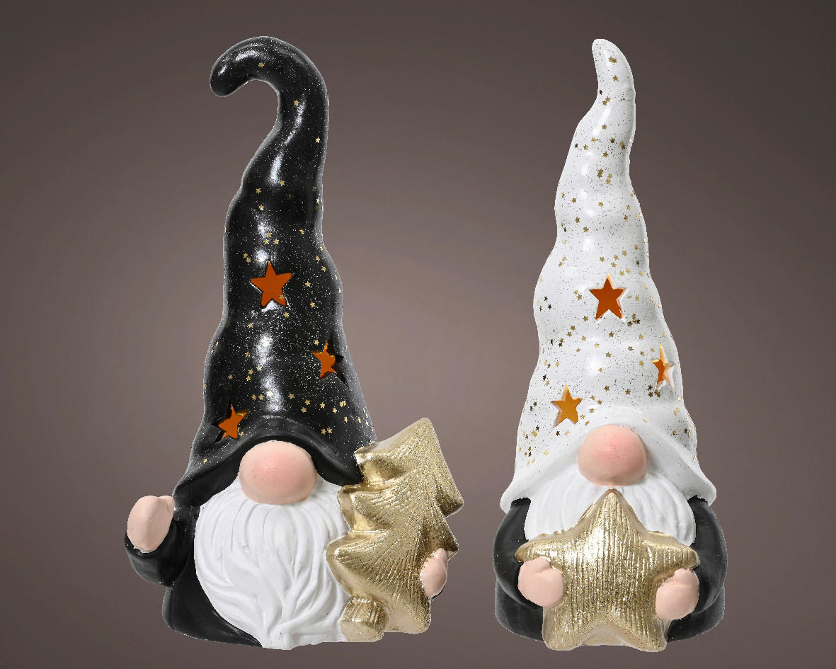 FIGURINĂ DE CRĂCIUN CU LED - Basics (16,80/12,60/27,70cm)