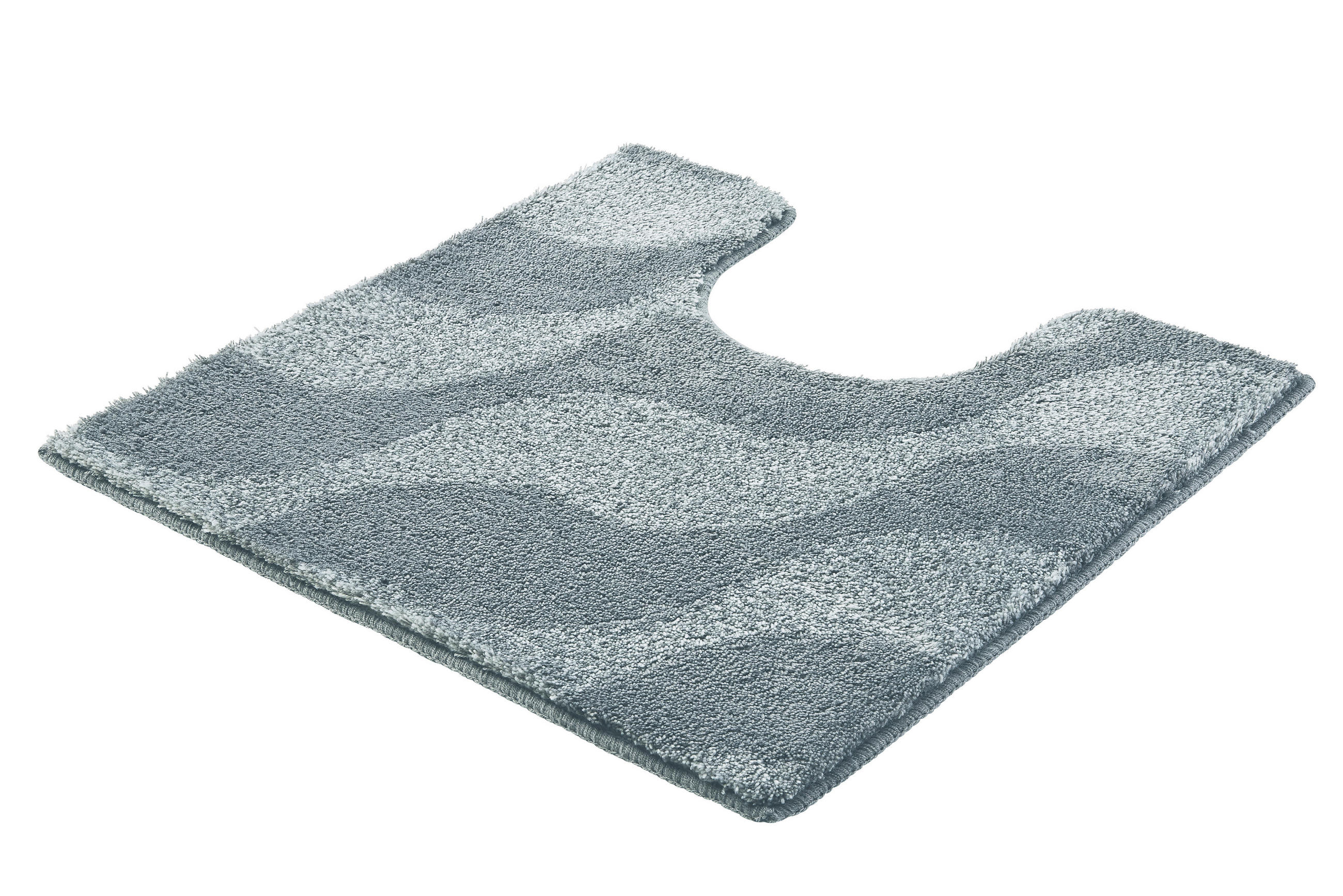 BADTEPPICH Dunkelgrau 55/55 cm  - Dunkelgrau, Design, Kunststoff/Textil (55/55cm) - Kleine Wolke