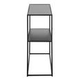 KONSOLENTISCH Schwarz  - Schwarz, Basics, Holzwerkstoff/Metall (99,4/32,4/79cm) - Xora