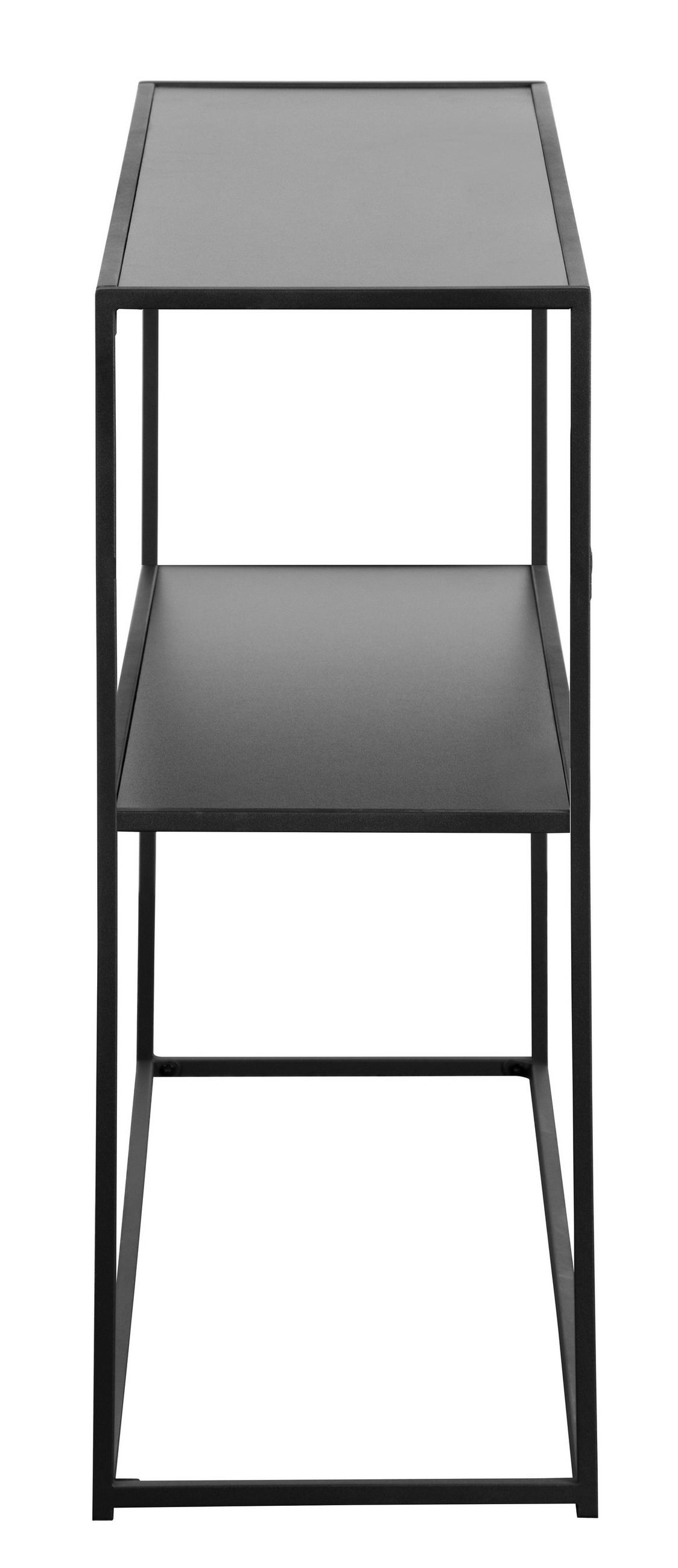 KONSOLENTISCH Schwarz  - Schwarz, Basics, Holzwerkstoff/Metall (99,4/32,4/79cm) - Xora