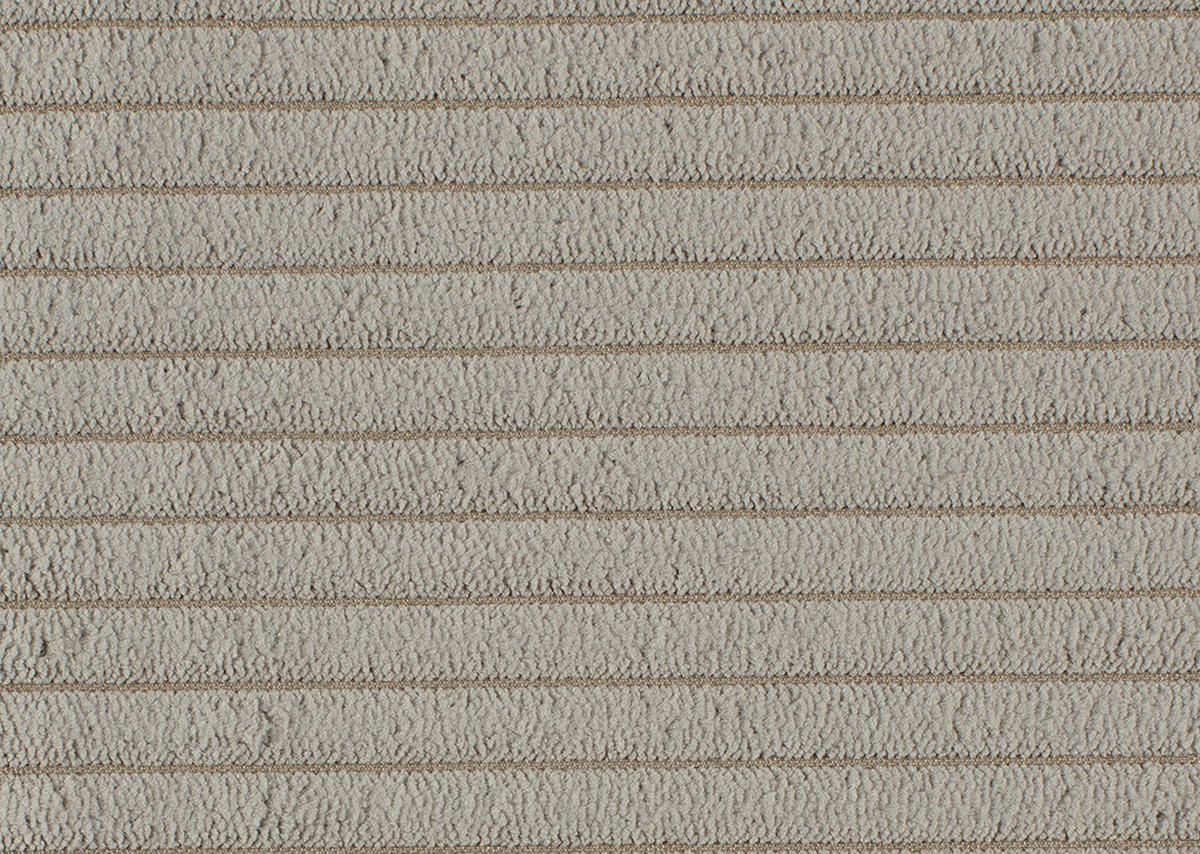 WOHNLANDSCHAFT Taupe Cord  - Taupe/Schwarz, KONVENTIONELL, Kunststoff/Textil (152/290/152cm) - Ti'me