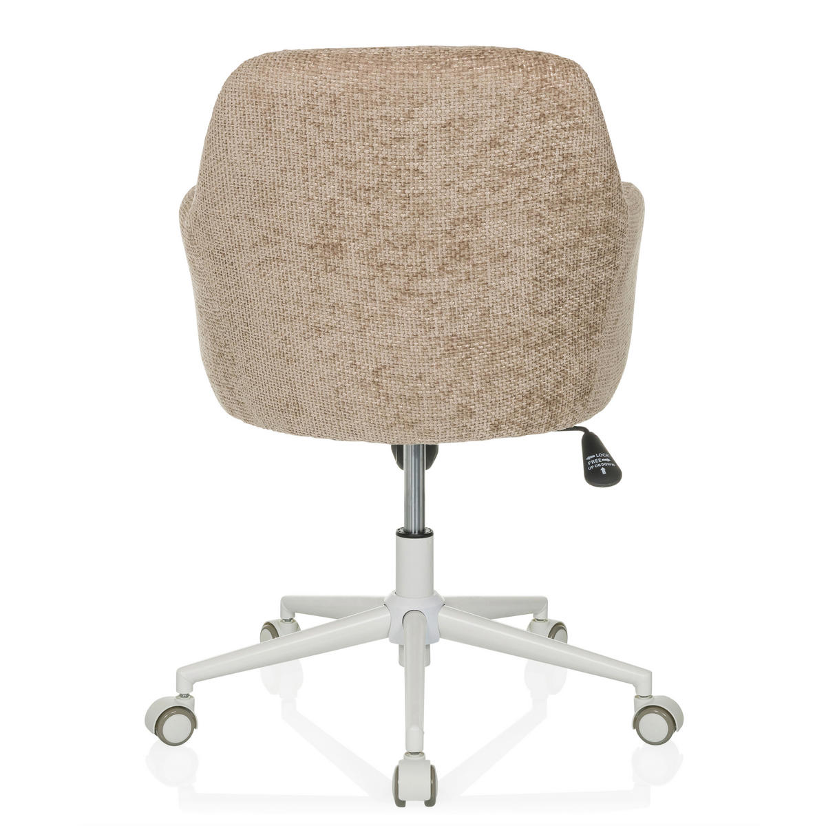 DREHSTUHL Beige  - Beige/Weiß, MODERN, Kunststoff/Textil (58/78/60cm) - MID.YOU