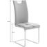 SCHWINGSTUHL in Metall, Textil Edelstahlfarben, Petrol - Edelstahlfarben/Petrol, Design, Textil/Metall (42/103/55cm) - Novel