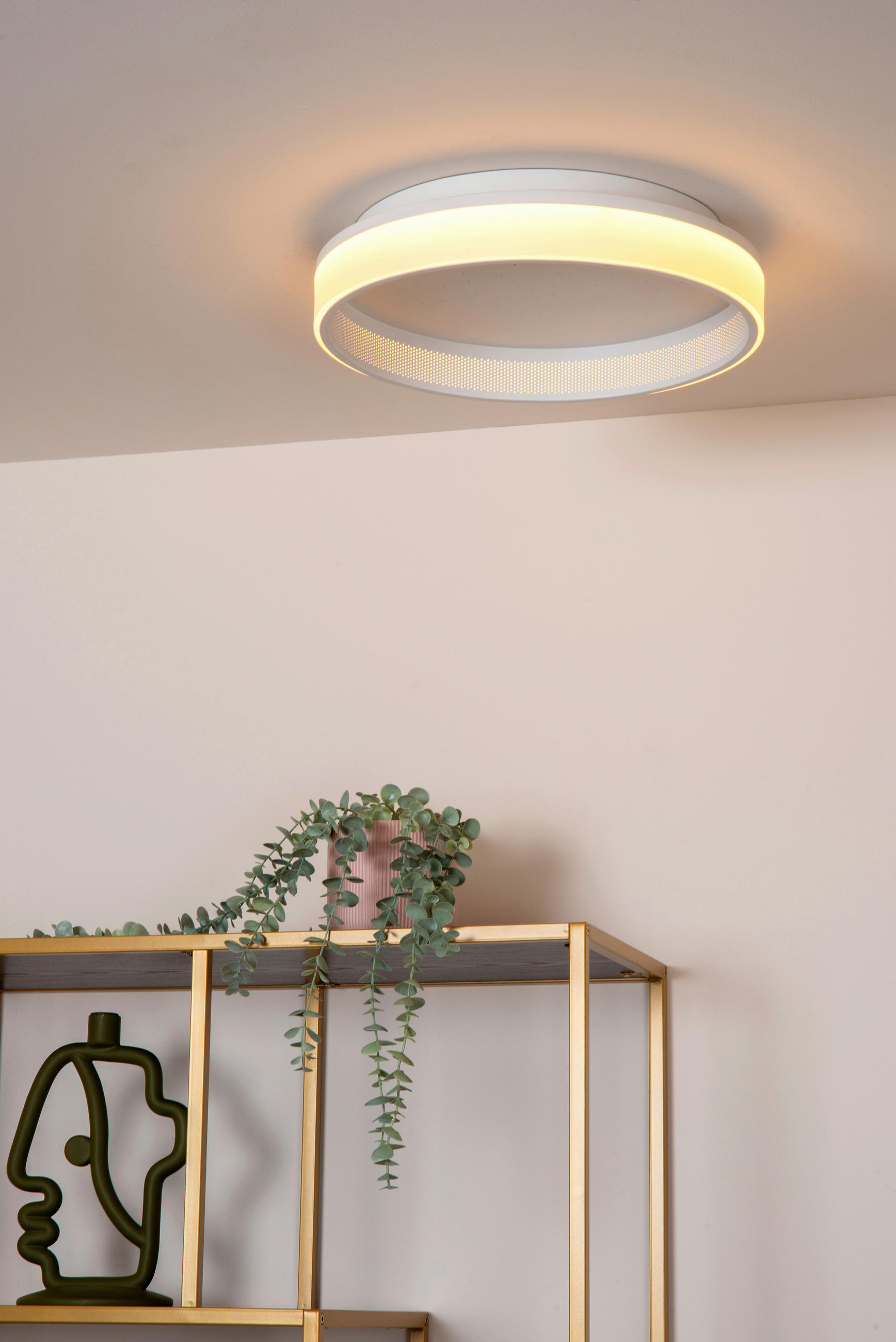 Thumbnail - Lucide Led-Deckenleuchte Estreja, Metalloptik,Metalloptik, rund,rund, 40x9x40 cm, RoHS, Reach, Europäischer Sicherheitss...