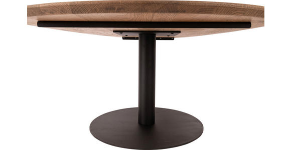 COUCHTISCH in Holz 120/70/40 cm - Eichefarben/Schwarz, Design, Holz/Metall (120/70/40cm) - Novel