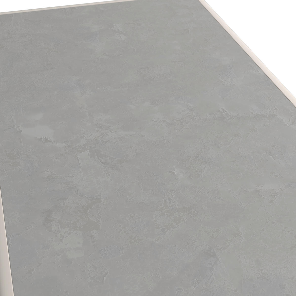 GARTENTISCH 201/91/75 cm Metall, Stein rechteckig  - Beige, Design, Stein/Metall (201/91/75cm) - Ambia Garden