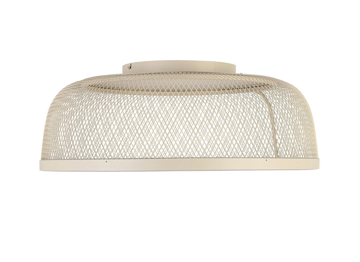LED-DECKENLEUCHTE 50 W  60,5/23,5 cm    - Sandfarben, Design, Kunststoff/Metall (60,5/23,5cm) - Novel
